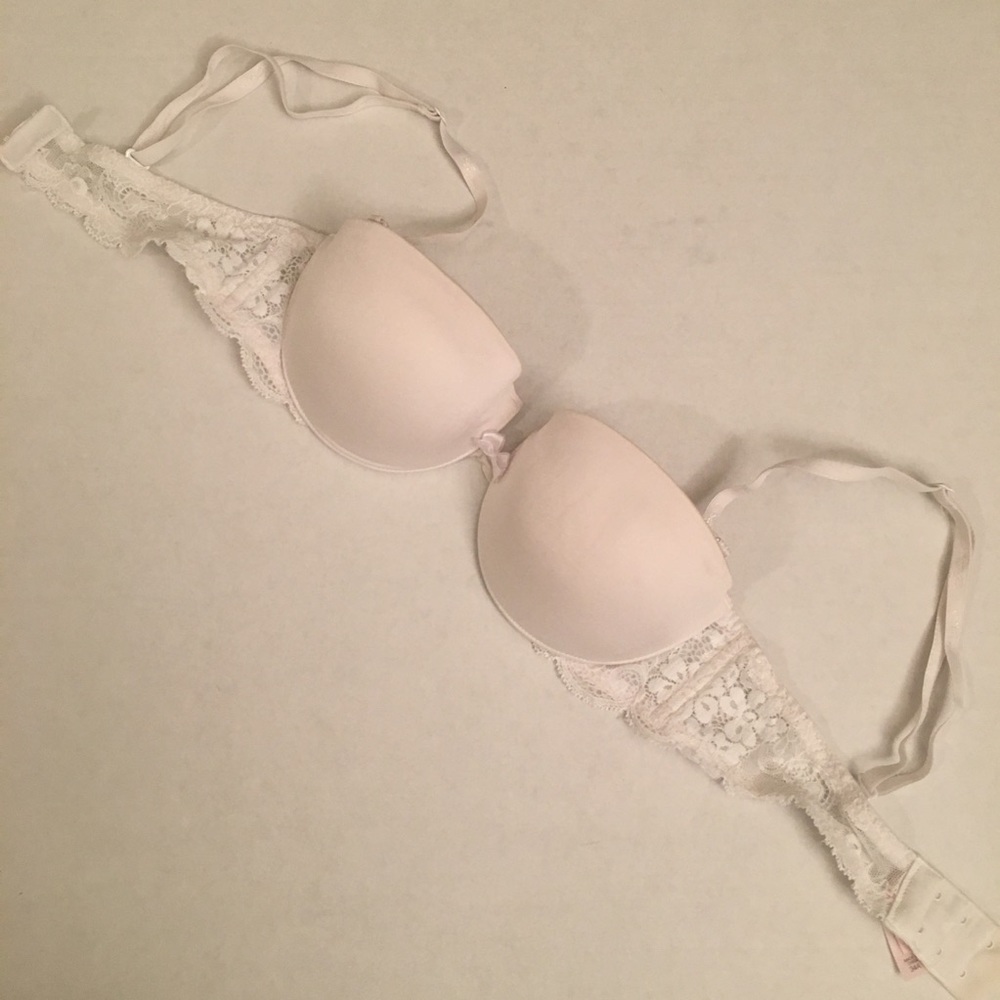 Victoria Secret Angel Strapless Lace Bra